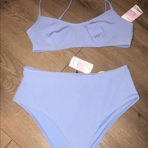 High waisted bikini set
